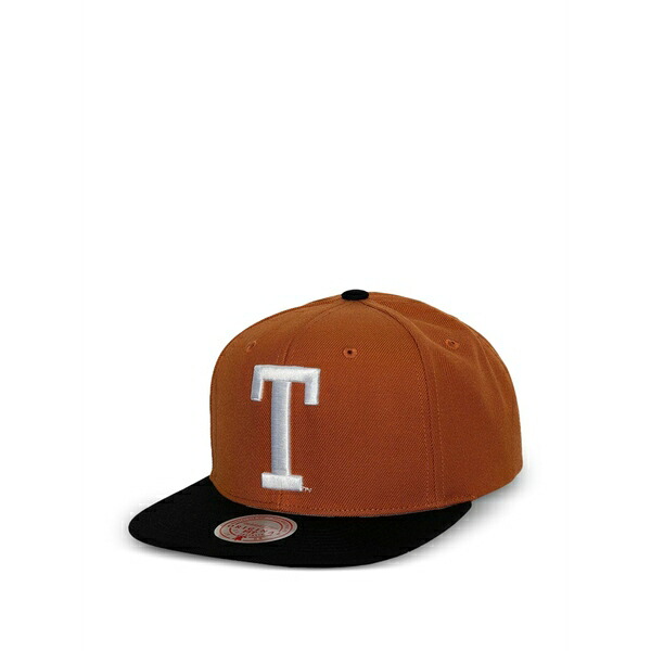 ミッチェル&ネス メンズ 帽子 アクセサリー Texas longhorns team 2 embroidered two-tone baseball cap Brown|asty