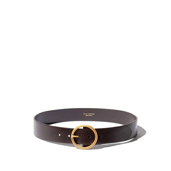 ニリロータン レディース 三尺帯 付属物 Leather belt Brown