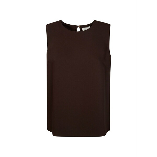 パロッシュ レディース シャツ トップス Sleeveless blouse Brown