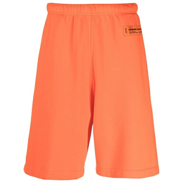 ヘロン プレストン メンズ カジュアルパンツ ボトムス Recycled cotton track shorts Orange｜asty
