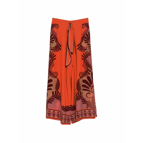 ファーム リオ レディース カジュアルパンツ ボトムス Printed trousers Orange｜asty