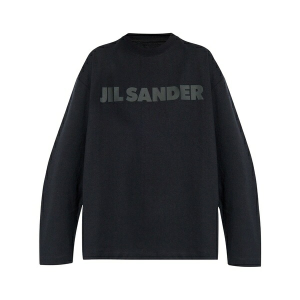 ジル・サンダー レディース ティーシャツ トップス Logo t-shirt Black