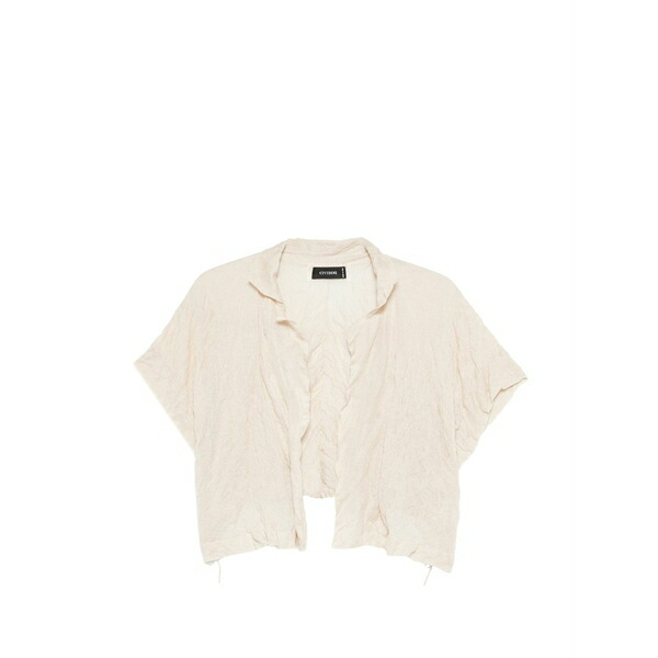 チヴィディーニ レディース ジレー アウター Crinkled cardigan Neutrals