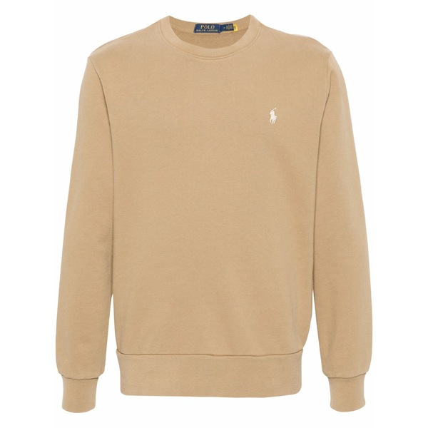ラルフローレン メンズ パーカー・スウェットシャツ アウター Polo-pony cotton sweatshirt Brown