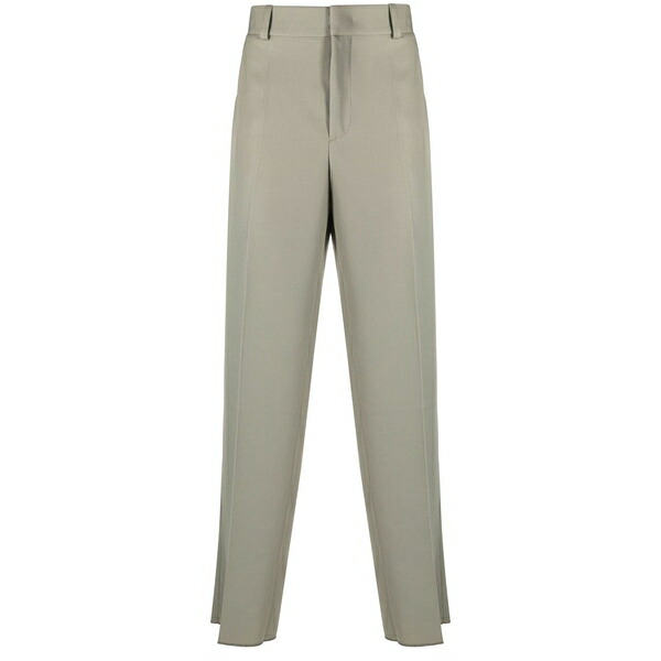 ジル・サンダー メンズ カジュアルパンツ ボトムス Straight-leg tailored trousers Green｜asty
