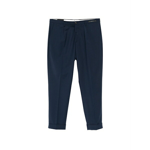マイケル 電話を掛ける メンズ 心地好いズボン下 ボトムス Button trousers Blue