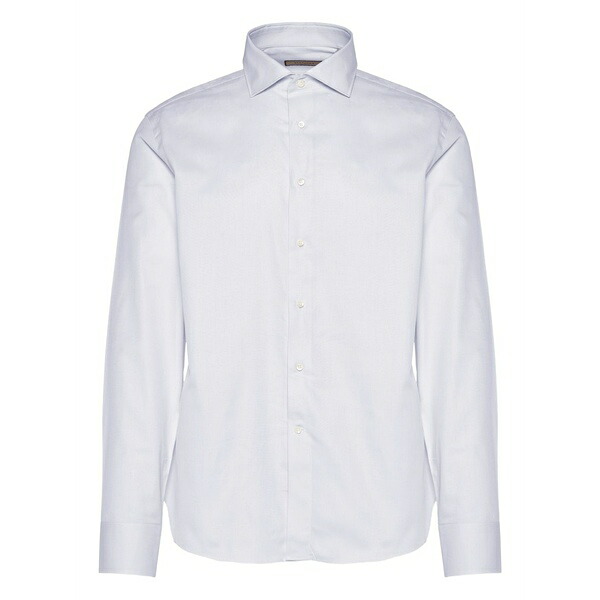 カナーリ メンズ シャツ トップス Buttoned shirt White|asty