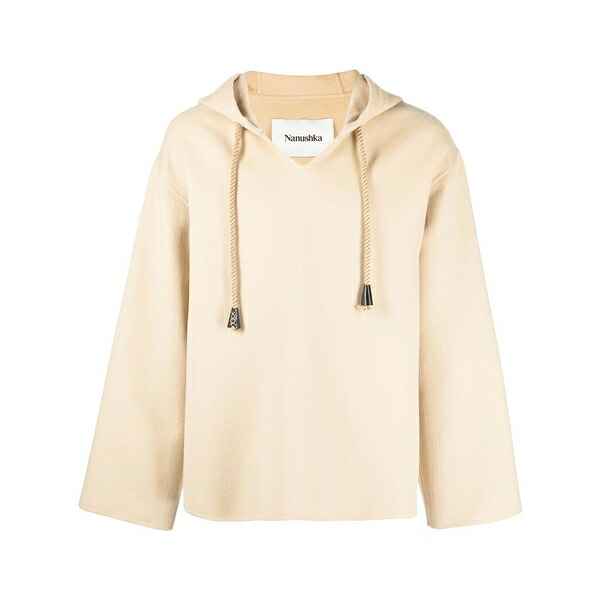 ナヌーシュカ レディース パーカー・スウェットシャツ アウター Moshe long-sleeve hoodie Neutrals