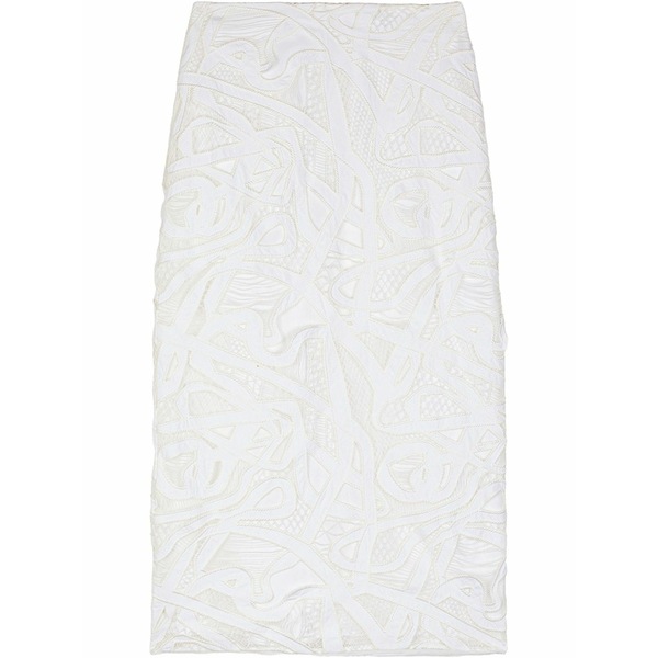 ポーツ 1961 レディース スコート ボトムス Weaving-inspired skirt  White スカート-ボトムス-レディースファッション