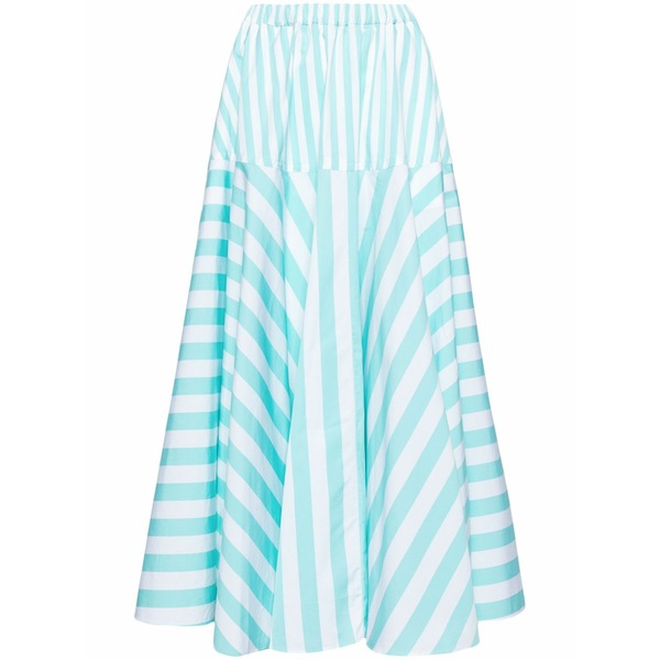 ジャンパトゥ レディース スコート ボトムス Striped cotton maxi skirt Green