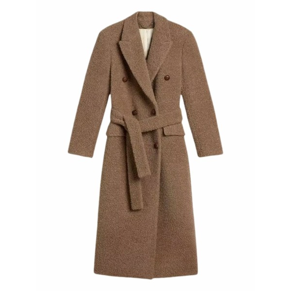 ゴールデングース レディース 厚地の外套 アウター 085gwp02319p02091ai25 60407 greige Brown