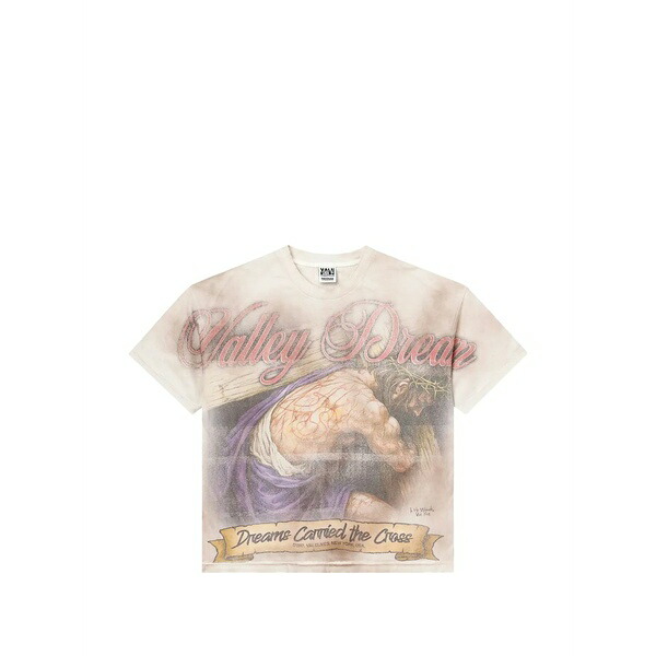 頭を覆う物 メンズ プルオーバー トップス Crew-neck t-shirt Neutrals