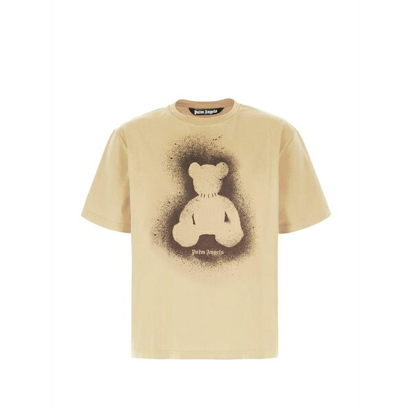 パーム・エンジェルス メンズ Tシャツ トップス Bear graphic t-shirt Neutrals｜asty