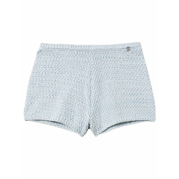 ツイン仕掛ける レディース 心地好いズボン下 ボトムス Textured knit shorts Grey