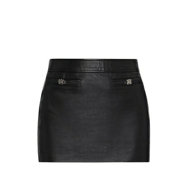 アミリ レディース スコート ボトムス Logo mini skirt Black