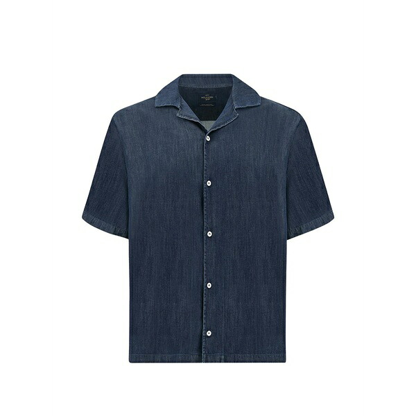 ポールアンドシャーク メンズ シャツ トップス Denim button shirt Blue｜asty