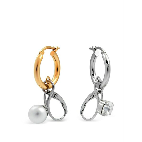 マルタンマルジェラ メンズ ピアス・イヤリング アクセサリー Asymmetric drop earrings Gold|asty