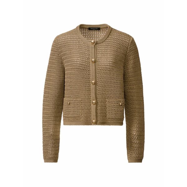 ファビアナ フィリッピ レディース ジレー アウター Openwork cardigan Green