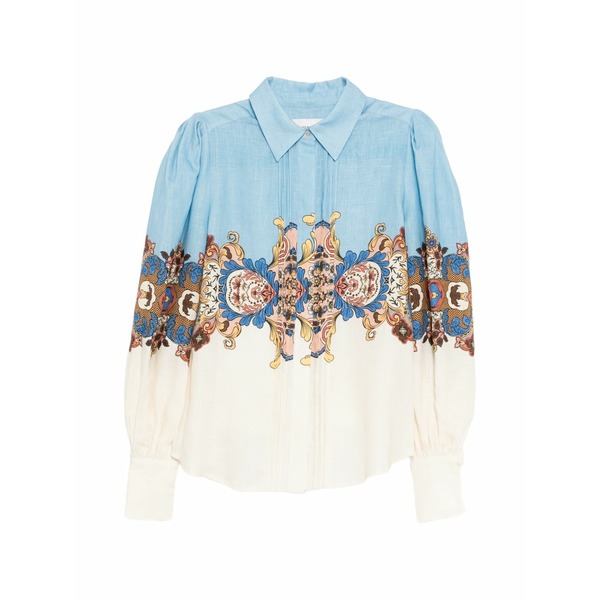 ウィーアーキンドレッド レディース シャツ トップス Evelyn shirt Blue｜asty