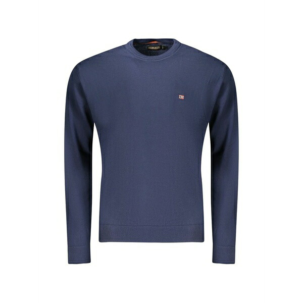 ナパピリ メンズ パーカー・スウェットシャツ アウター Logo-patch sweater Blue