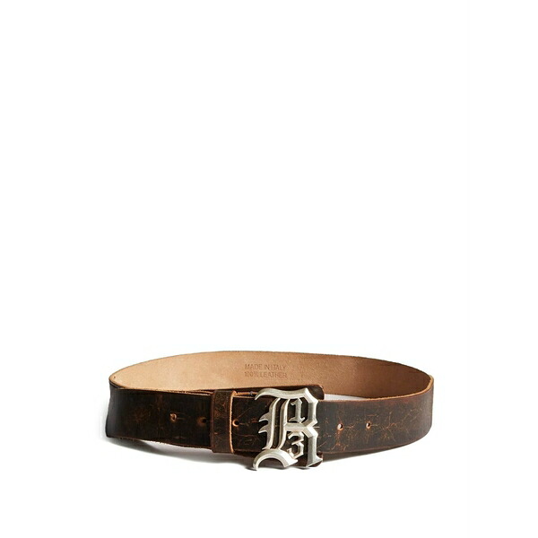 アールサーティーン レディース 三尺帯 付属物 Logo-buckle belt Brown