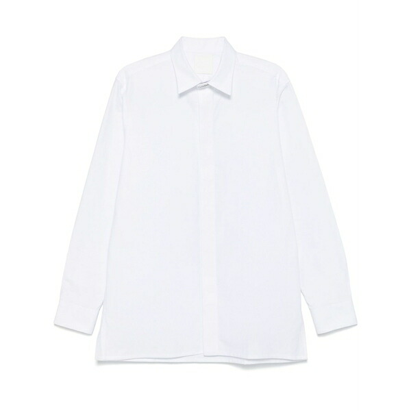 ジバンシー メンズ ティーシャツ トップス 2g-clip cotton shirt White