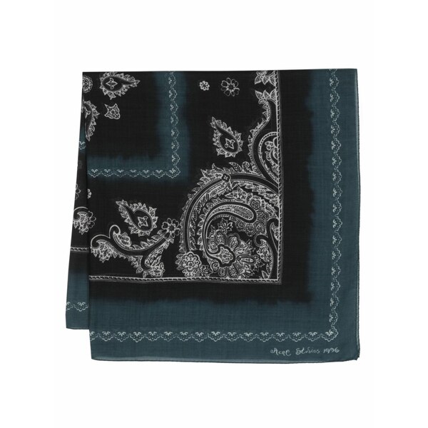 アクネ ストゥディオズ メンズ えり巻き・袈裟・えり巻き 付属物 Paisley-print wool scarf  Blue