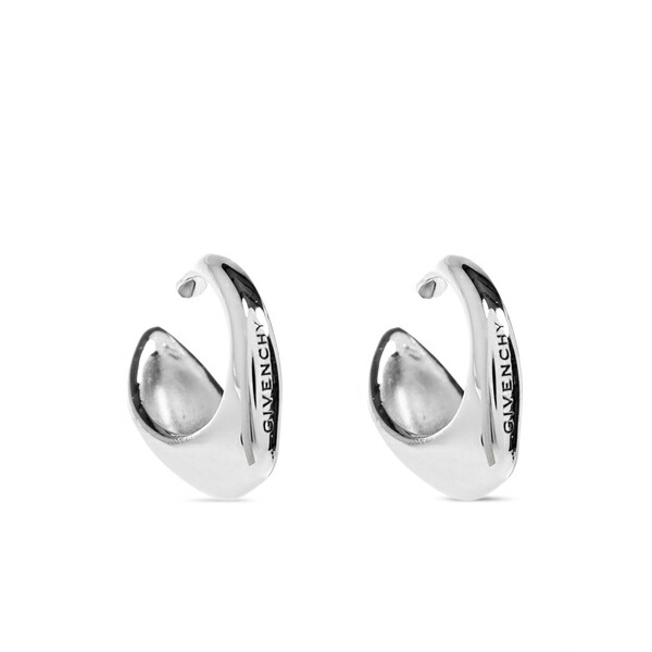 ジバンシー レディース ピアス＆イヤリング アクセサリー Curved ear cuffs Grey｜asty