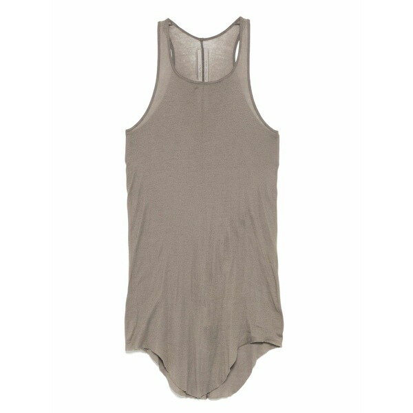 リックオウエンス レディース カットソー トップス Basic ribbed tank top Grey