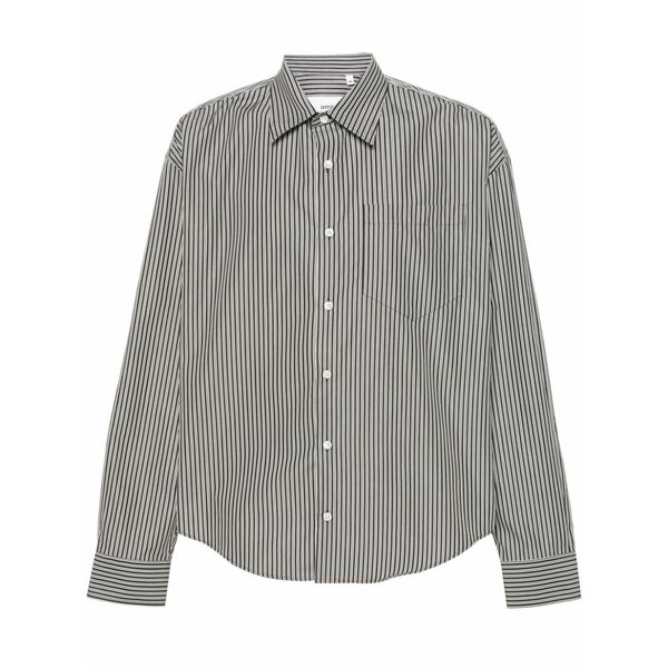 アミ メンズ シャツ トップス Ami de coeur cotton shirt Black｜asty