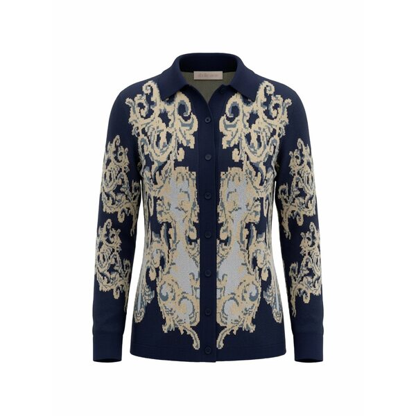 サーカス・泊まり レディース ジレー アウター Long-sleeves cardigan Blue