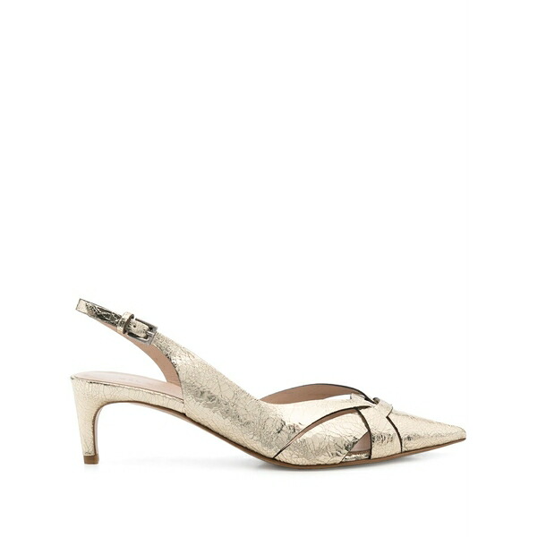 デル カルロ レディース パンプス シューズ 50粍 paris pumps Gold
