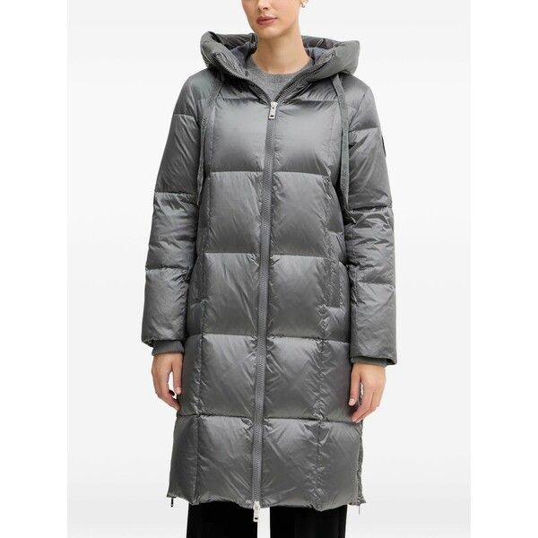 モス モッシュ レディース コート アウター Mmnova hooded quilted coat Grey｜asty