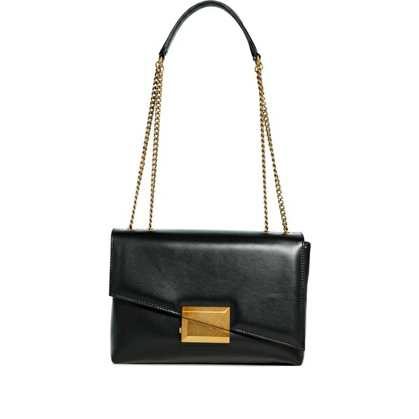 ロベルトフェスタ レディース ショルダーバッグ バッグ Isolde asymmetrical closure chain shoulder bag Black｜asty