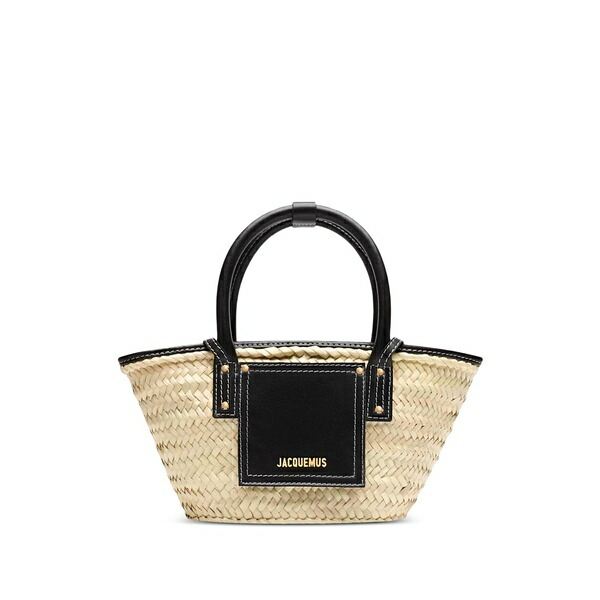 ジャクエムス レディース トートバッグ バッグ Le soli woven beach bag Neutrals｜asty