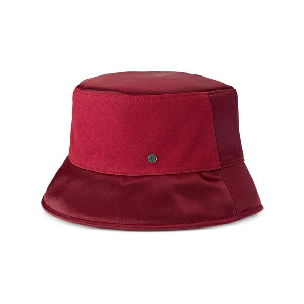 メゾンミッシェル  レディース かぶり笠 佩び物 Axel cotton bucket hat Red