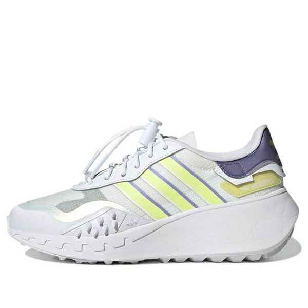 adidas アディダス レディース スニーカー 【(WMNS) adidas Choigo 'White Pulse Yellow Purple' H04324】 サイズ US_7(24.0cm)｜asty 29,054円
