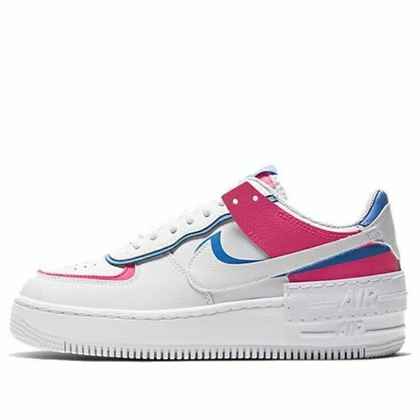 Nike ナイキ レディース スニーカー  【(WMNS) Nike Air Force 1 Shadow \u0027Cotton Candy\u0027 CU3012-111】  大いさ US_5(22.0糎)