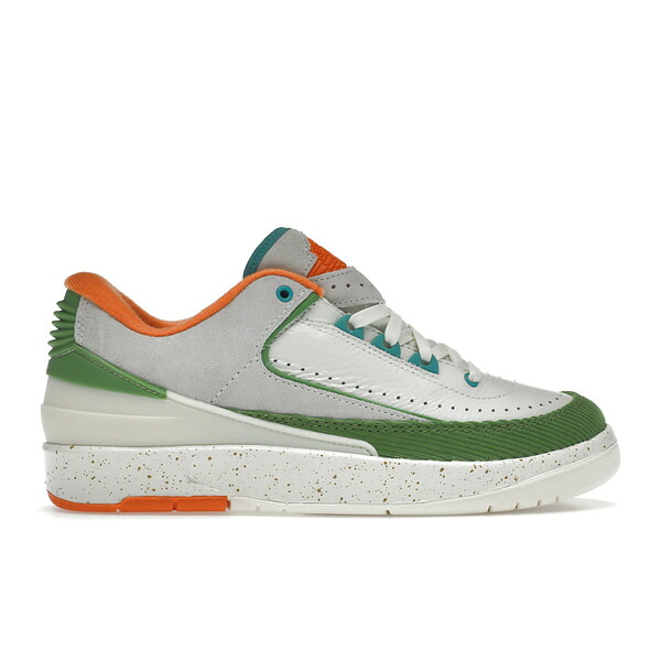 Jordan ジョーダン レディース スニーカー  【Jordan 2 Retro Low TITAN (Women\u0027s)】  大きさ US_8.5(25.5糎) Sail/Safety Orange/Chlorophyll/Coconut Milk