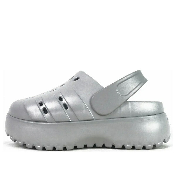 adidas アディダス レディース スニーカー  【(WMNS) adidas Adilette Clog Platform \u0027Silver Metallic\u0027 JQ9879】  大きさ US_5(22.0糎)