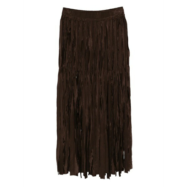アリジ レディース スコート ボトムス Pleated skirt Brown