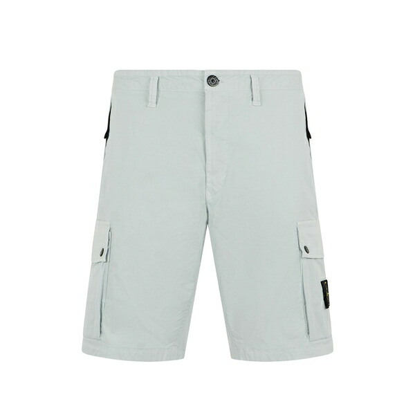 ストーンアイランド メンズ カジュアルパンツ ボトムス Logo-patch cargo shorts Grey｜asty