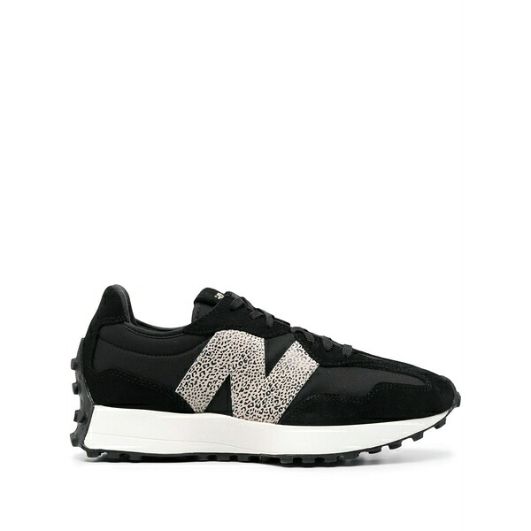 ニュー平衡にする レディース スニーカー シューズ 327 moombean leopard sneakers Black
