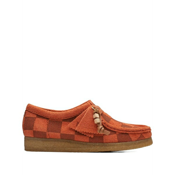 クラークス レディース スリッポン・ローファー シューズ Wallabee "orange" loafers Orange｜asty