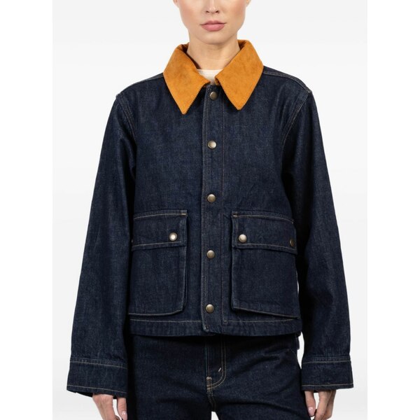 ザ・グレート レディース 上衣＆上衣 アウター Swing denim jacket Blue