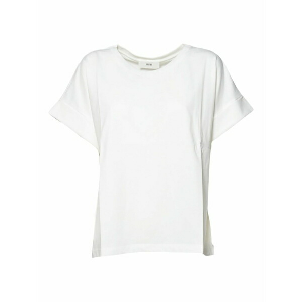 ソロトレ レディース ティーシャツ トップス Cuffed t-shirt White