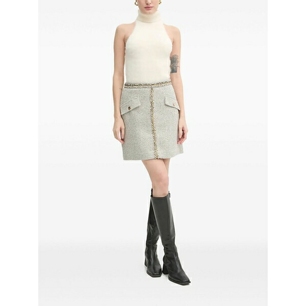 ブルンスバザー レディース スコート ボトムス Tweed skirt Grey