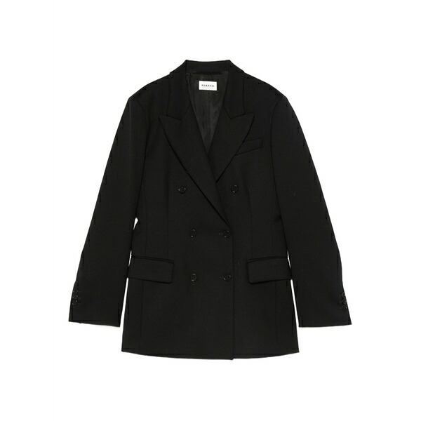パロッシュ レディース ジャケット＆ブルゾン アウター Double-breasted blazer Black｜asty