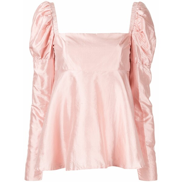 マッグロー レディース プルオーバー トップス Romantic puff sleeve top Pink