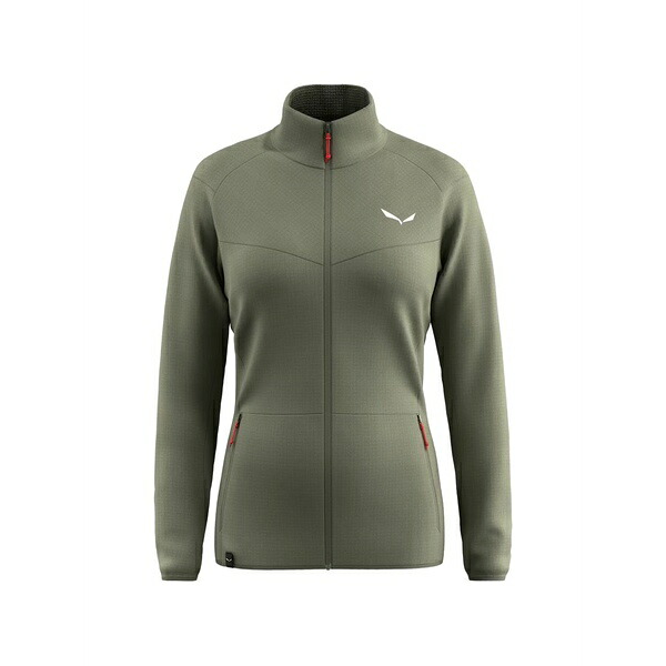サレワ レディース 上衣＆上衣 アウター Puez cammino polarlite fleece jacket Green
